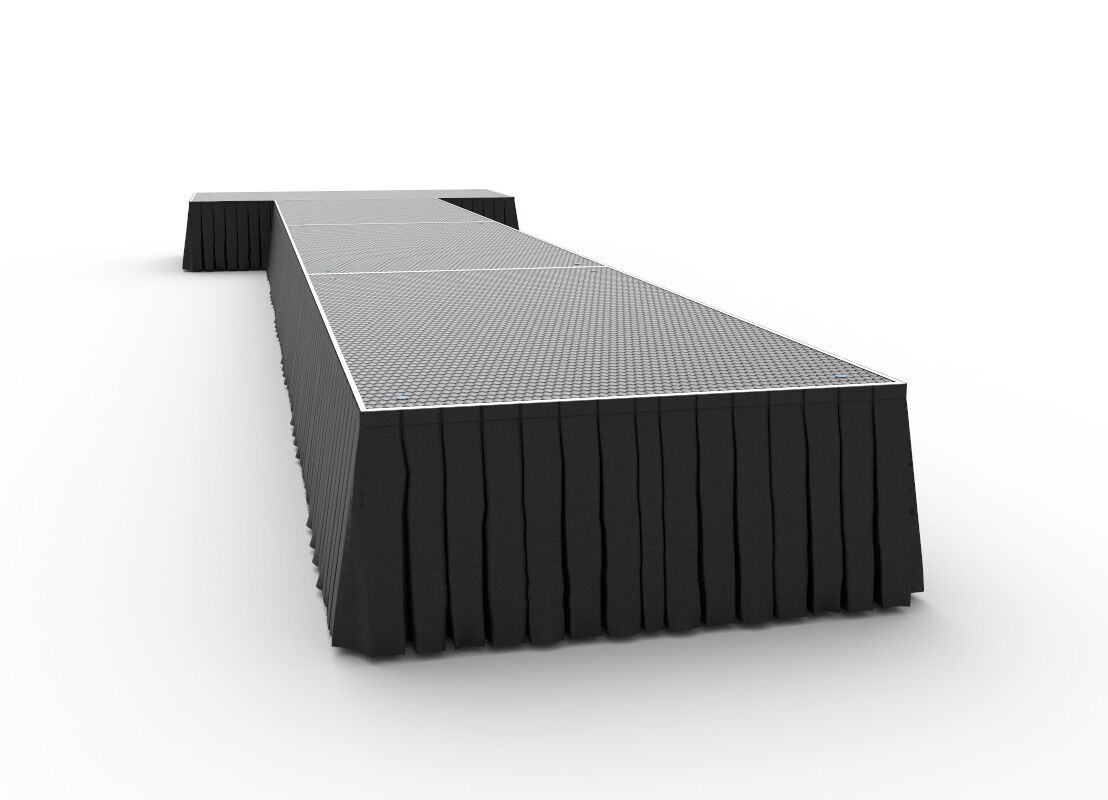stage: 2mx1m X 1m x 6m