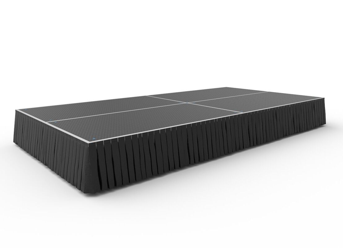 4x2m stage with skirting
