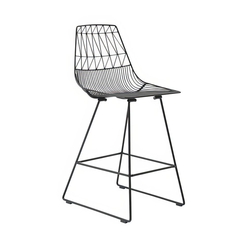 Black wire stool hire