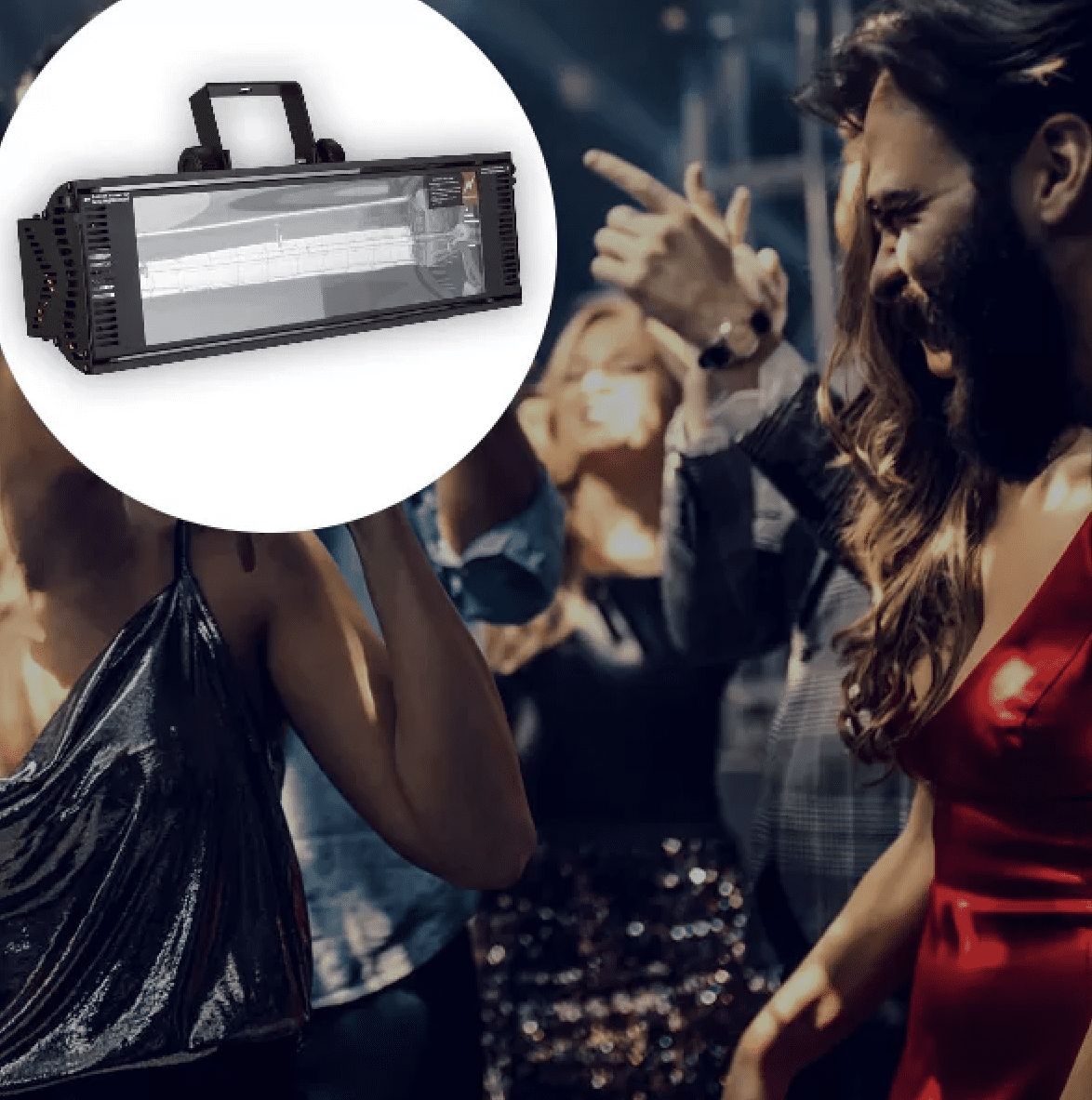 strobe light hire
