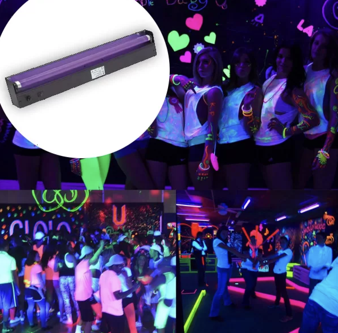 uv black light hire