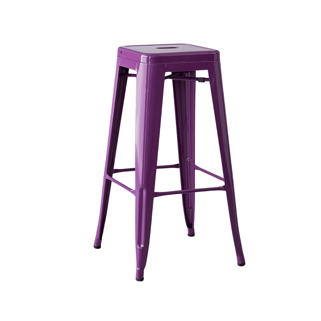 Purple Tolix stool